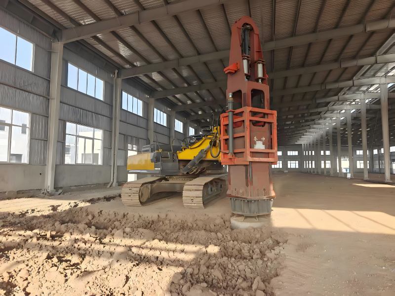HC240液壓夯實機  落錘16噸，可壓實5米以上，高速液壓夯實機廠房地基壓實作業